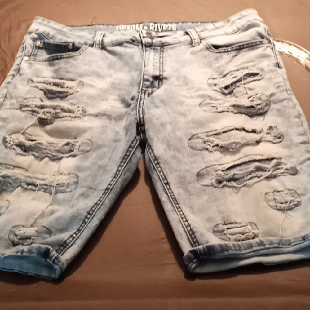 Mens jean shorts